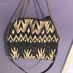 INC Ikat casual canvas hobo bag/tote